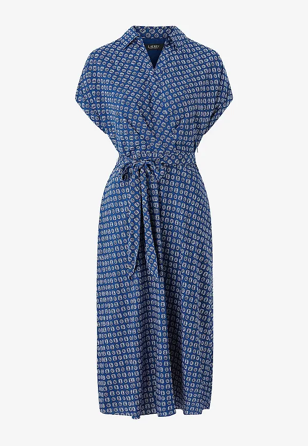 Lauren Ralph Lauren - Klänning Poly Cdc 79-dress - Blå