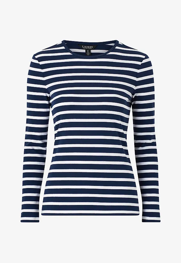 Lauren Ralph Lauren - Topp Lsl-Tsh - Blå