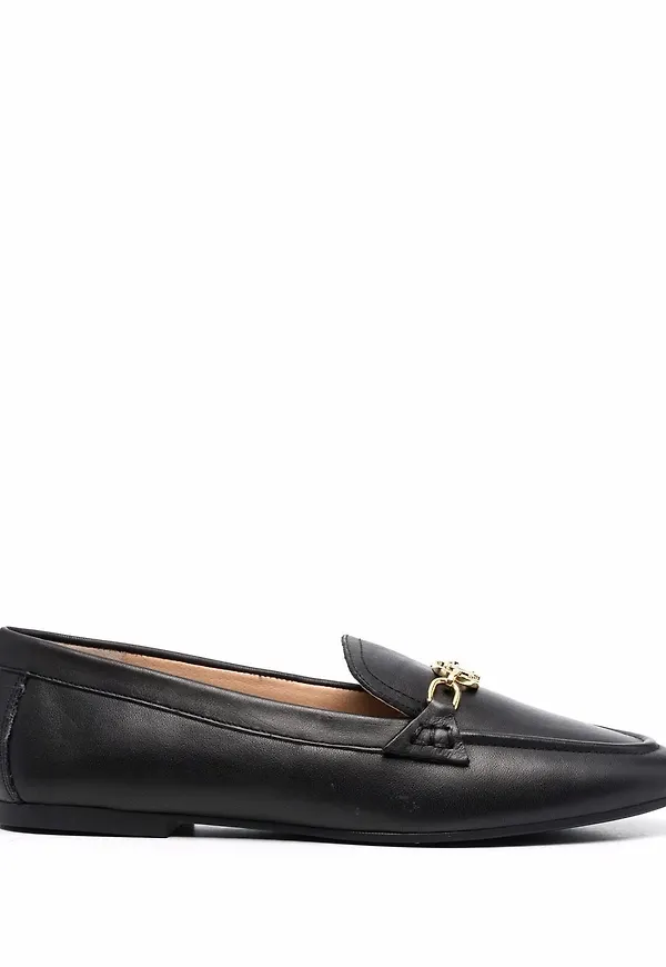 Lauren Ralph Lauren Avery loafers med logotypplakett - Svart