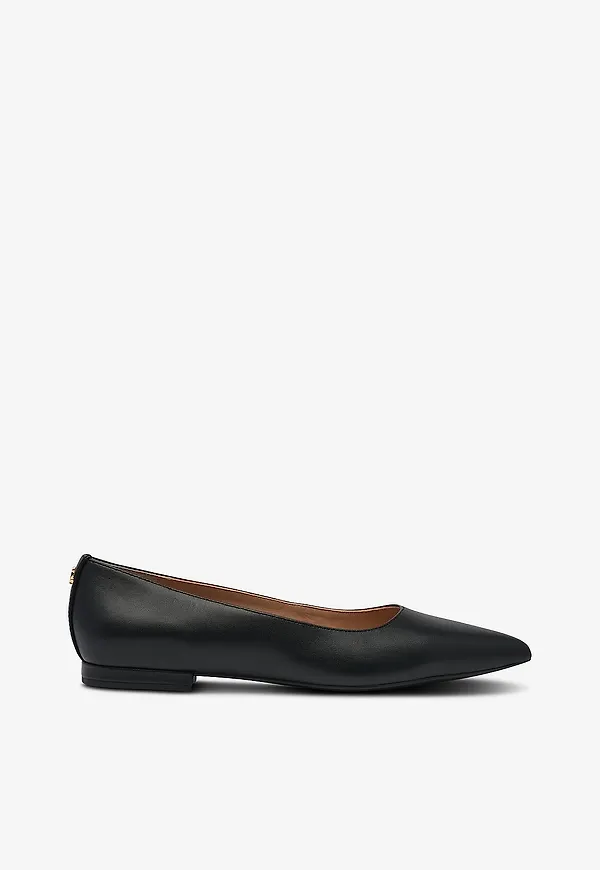 Lauren Ralph Lauren - Ballerinaskor Ballet - Svart