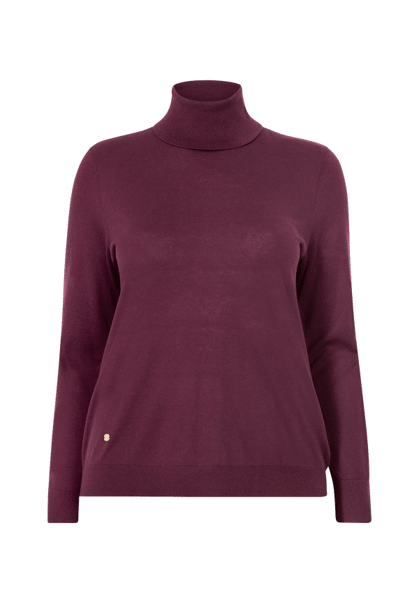 Lauren Ralph Lauren Curve - Polotröja Zoe Long Sleeve Sweater - Röd