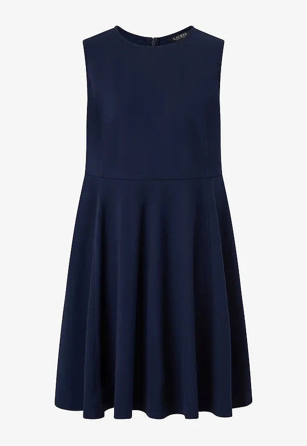 Lauren Ralph Lauren Curve - Klänning Modern Ponte-sls-dad - Blå