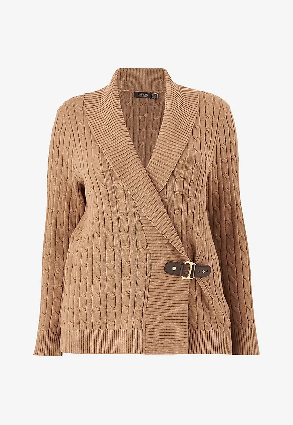 Lauren Ralph Lauren Curve - Cardigan Pullover - Beige