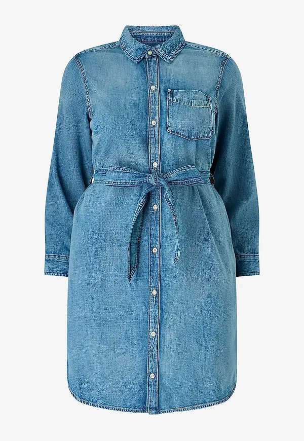 Lauren Ralph Lauren Curve - Jeansklänning Jameika - Blå