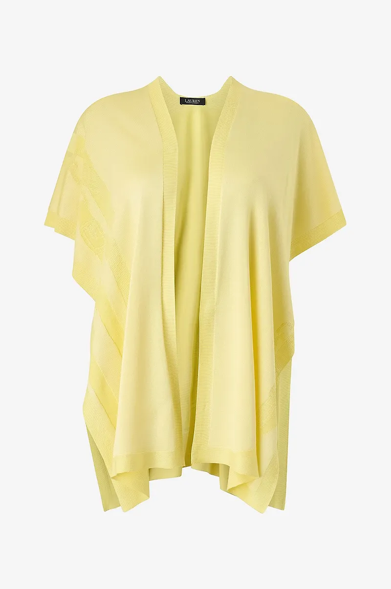 Lauren Ralph Lauren Curve - Poncho Rayon Blend-mt Shn Bltng Runa - Gul