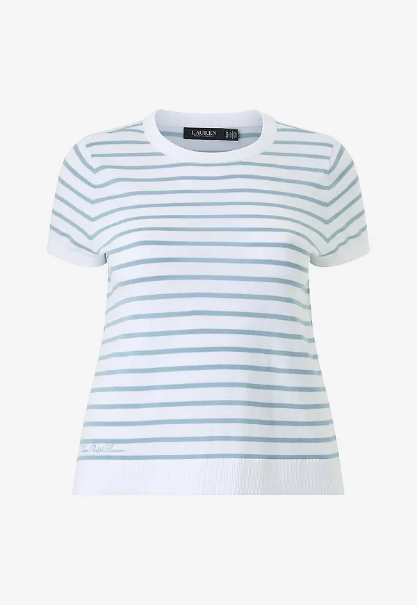 Lauren Ralph Lauren Curve - Tröja Superfine Cotton - Blå