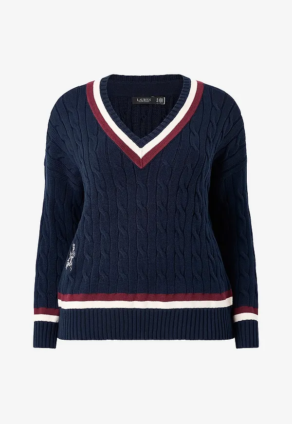 Lauren Ralph Lauren Curve - Tröja Tedurph - Blå