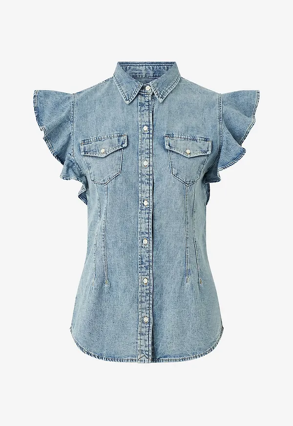 Lauren Ralph Lauren - Jeansskjorta 2x1 - Blå