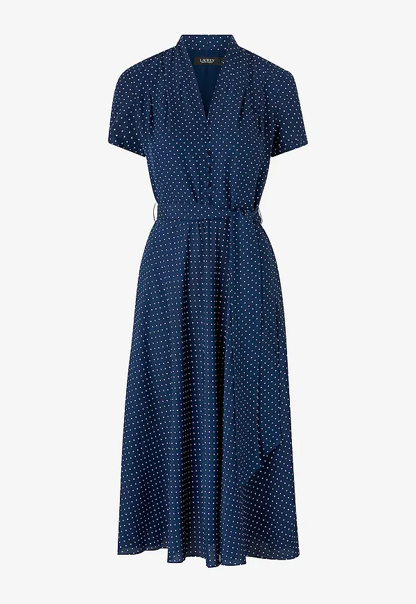 Lauren Ralph Lauren - Klänning Poly Cdc - Blå