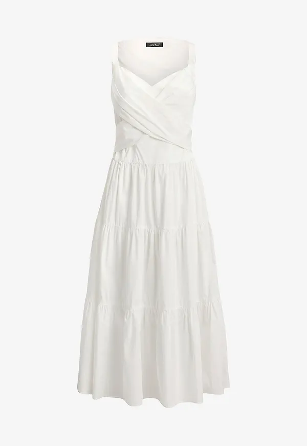 Lauren Ralph Lauren - Klänning Y/d 70's Broadcloth - Vit – Ellos
