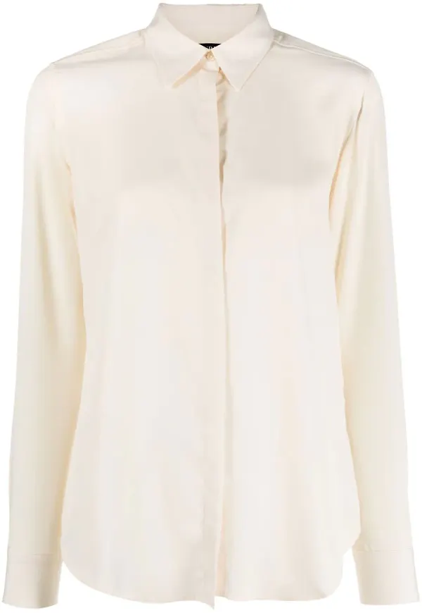 Lauren Ralph Lauren Kristy långärmad skjorta - Neutral