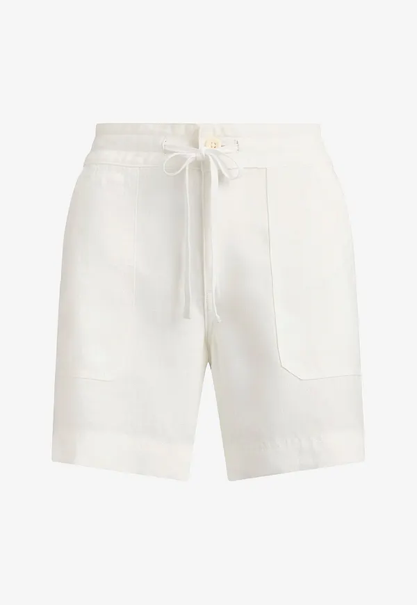 Lauren Ralph Lauren - Linneshorts Classic - Vit