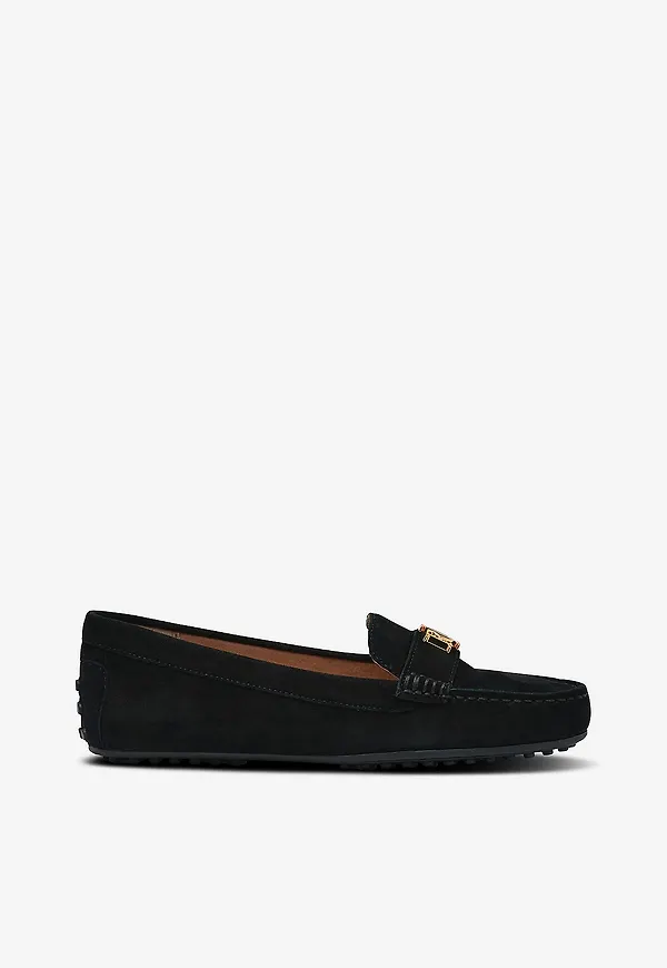 Lauren Ralph Lauren - Loafers Driver - Svart