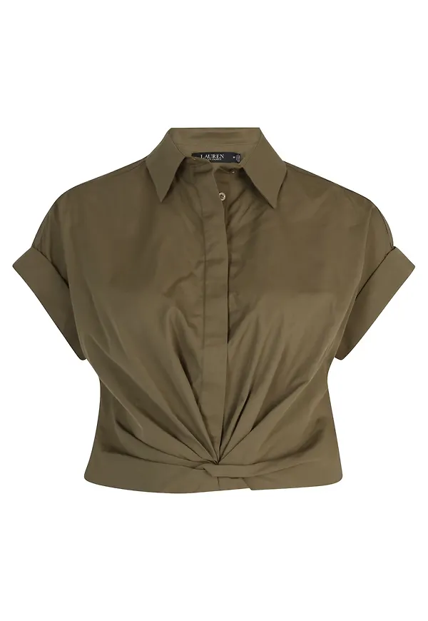 Lauren Ralph Lauren Petite Blus 'GYULA' oliv