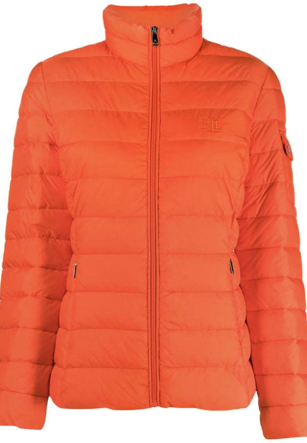 Lauren Ralph Lauren puffjacka i återvunnen polyester - Orange