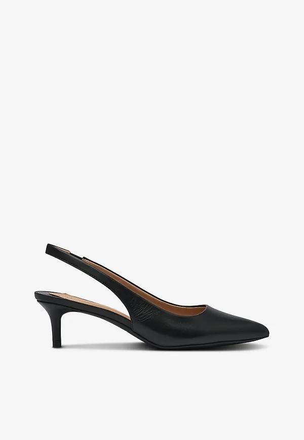 Lauren Ralph Lauren - Pumps Slingback - Svart