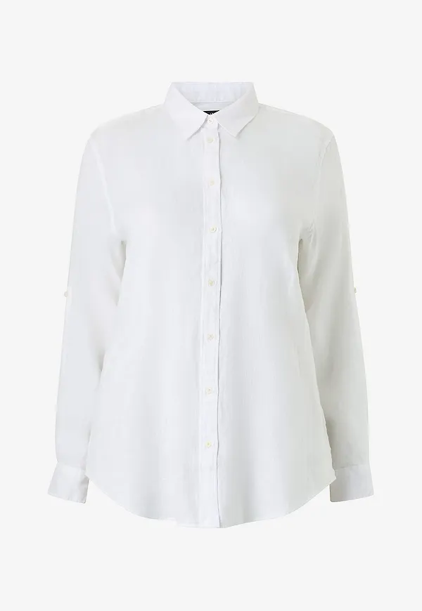 Lauren Ralph Lauren - Skjorta Karrie Long Sleeve Shirt - Vit