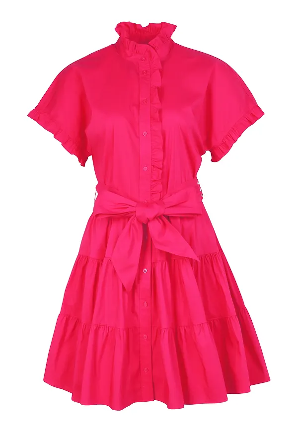 Lauren Ralph Lauren Skjortklänning 'YARITZA' magenta