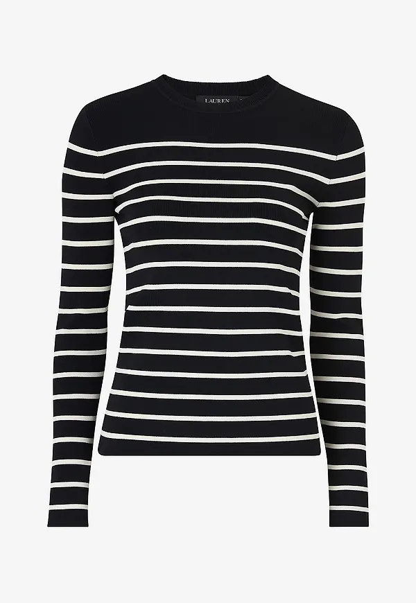 Lauren Ralph Lauren - Tröja LS Sweater - Svart