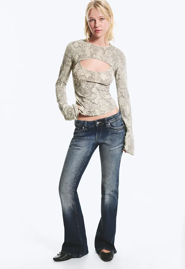 LAYERED TWO-PIECE BOLERO LONG-SLEEVE