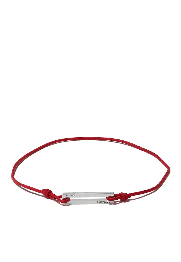 Le Gramme 17/10g armband - Röd
