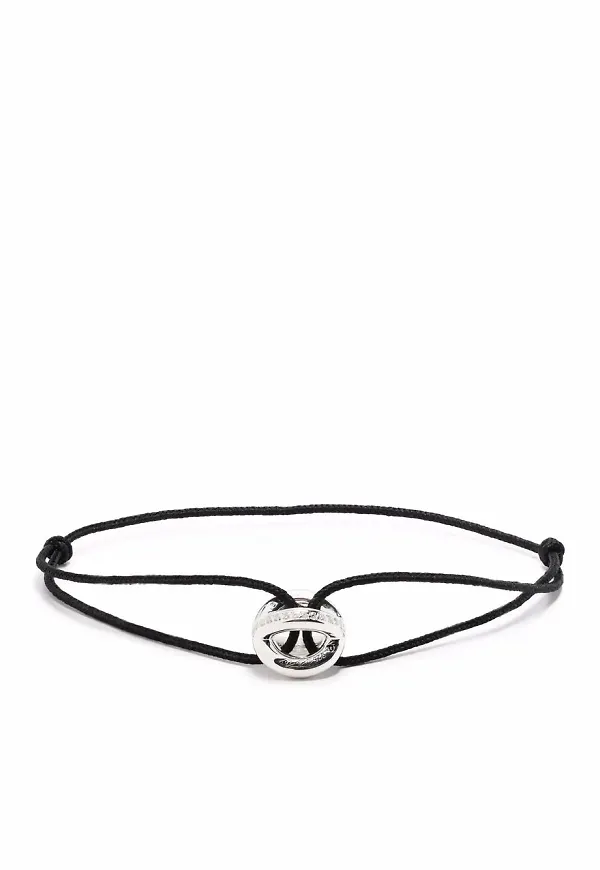 Le Gramme Entrelacs diamantarmband 3 g - Silverfärgad