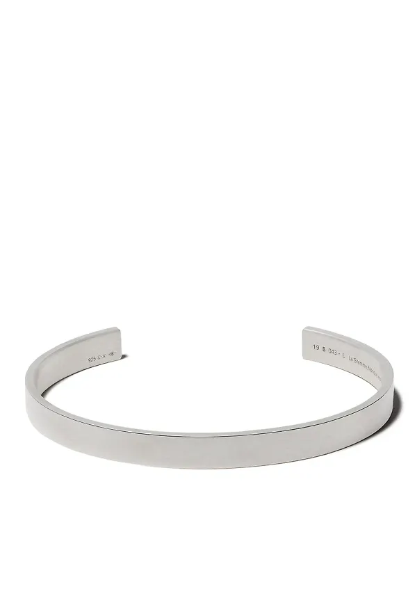 Le Gramme Le 21 Grammes armband - Silverfärgad