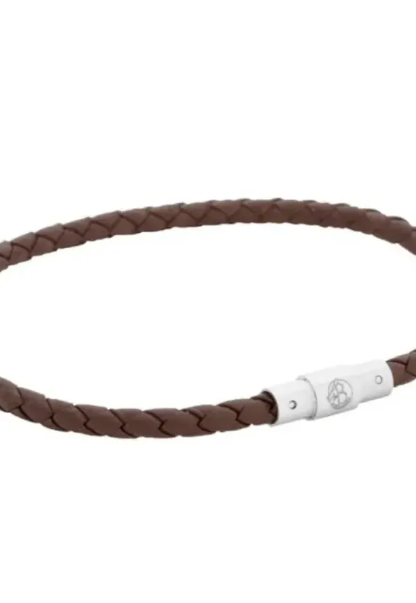 Leandro Leather Bracelet Grey