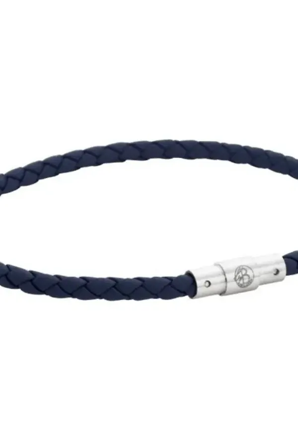 Leandro Leather Bracelet Grey