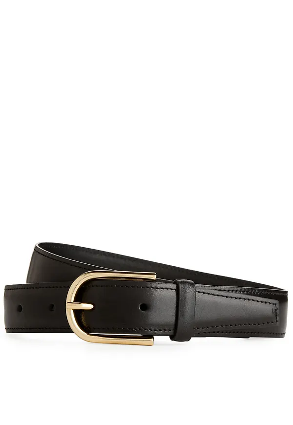 Leather Belt - Black
