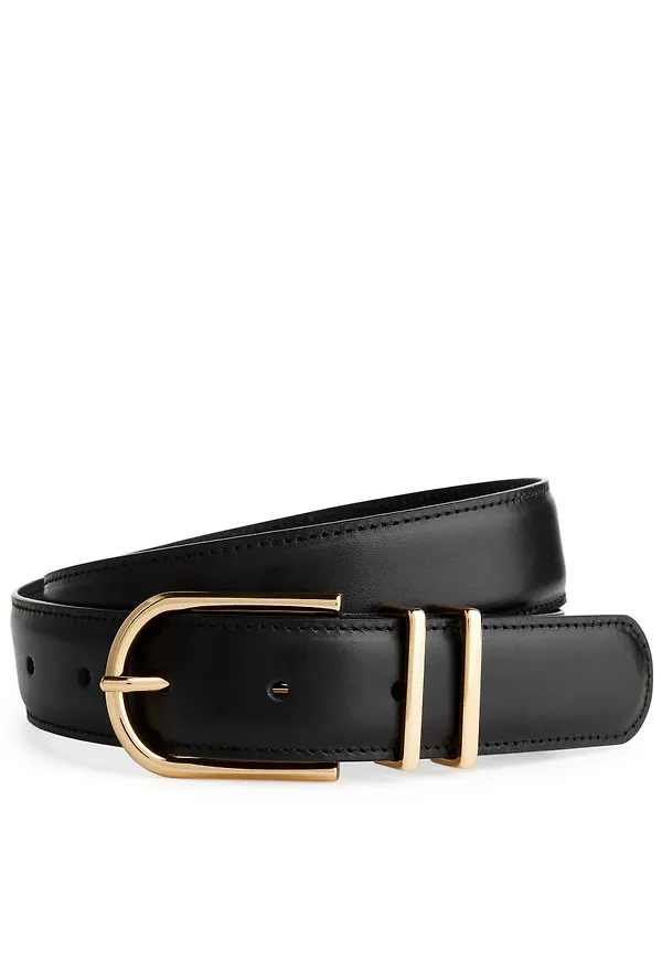Leather Belt - Black