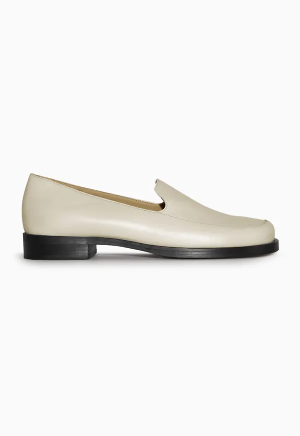 LEATHER MOCCASIN LOAFERS