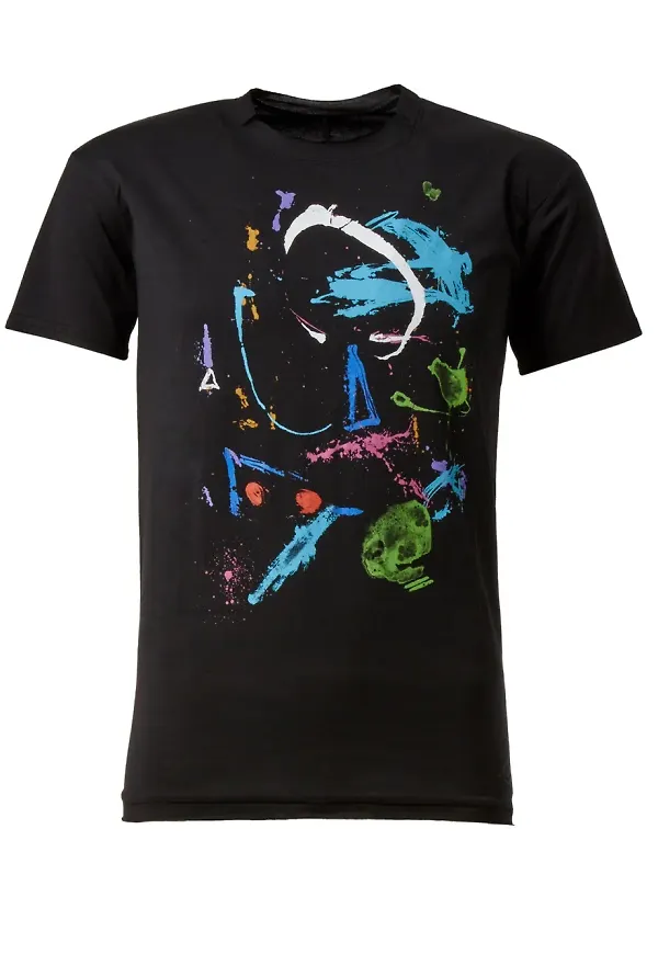 Leclaireur paint splash print T-shirt - Svart