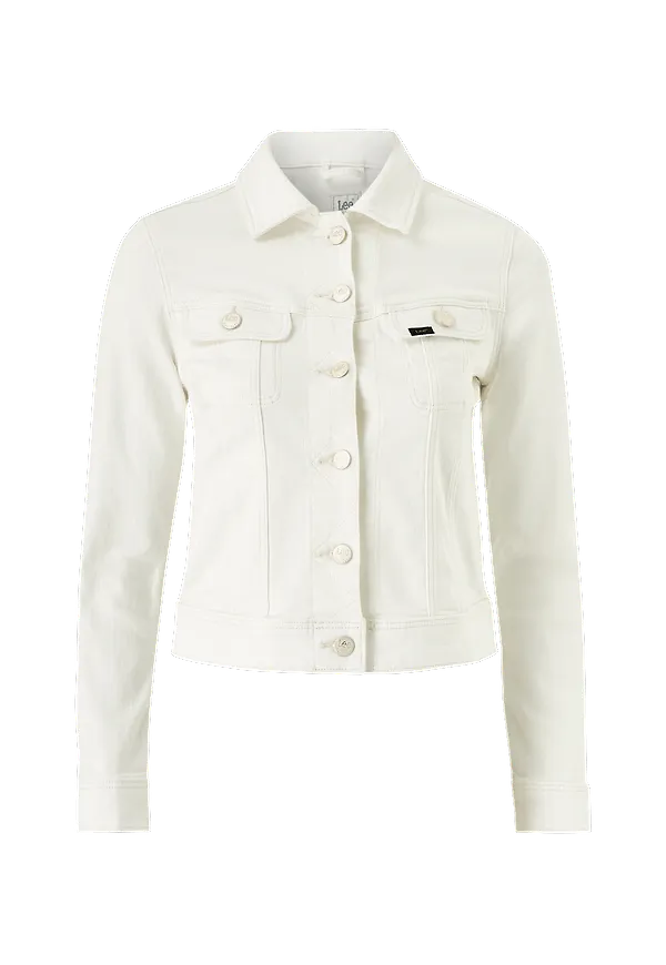Lee - Jeansjacka Slim Rider - Vit