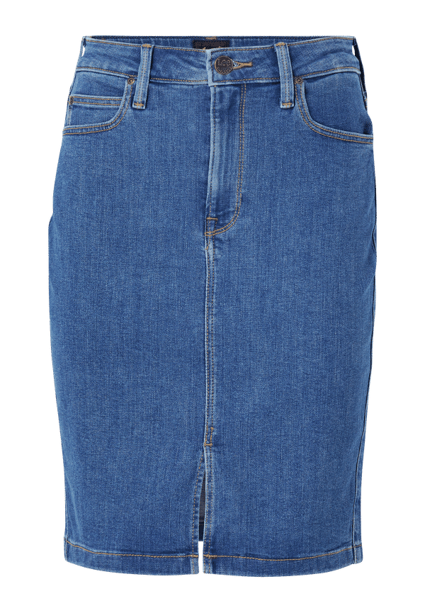 Lee - Jeanskjol Pencil Skirt - Blå - W27