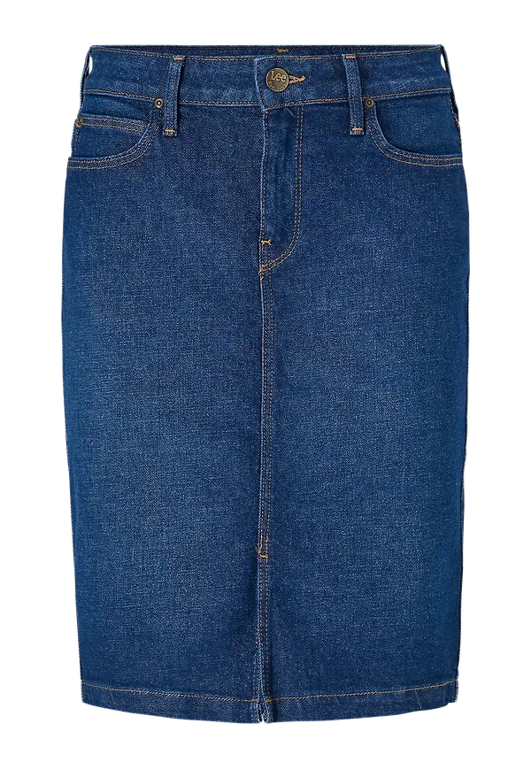 Lee - Jeanskjol Pencil Skirt - Blå
