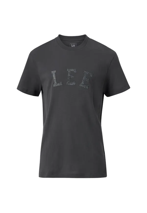 Lee - T-shirt SS Applique Tee - Svart - S