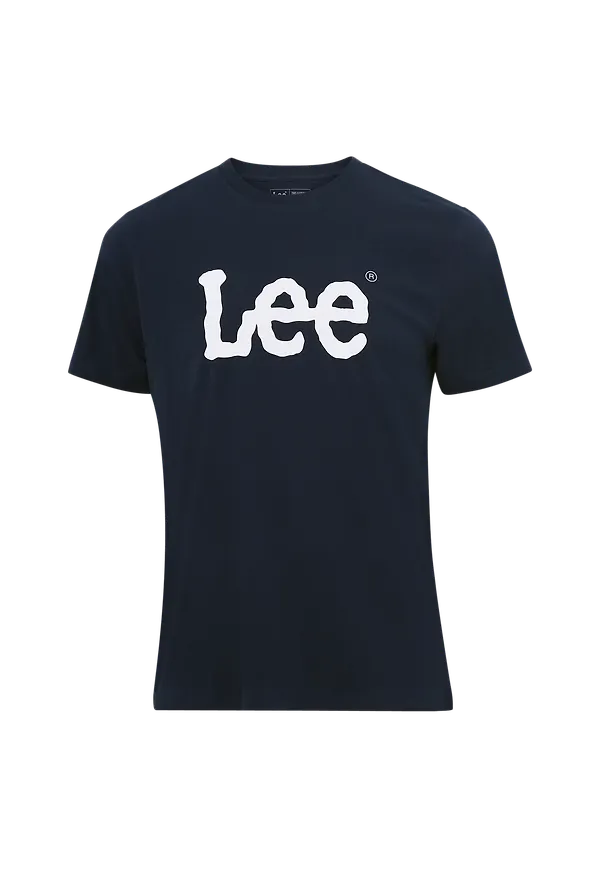 Lee - T-Shirt Woobly Logo Tee - Blå - 2XL