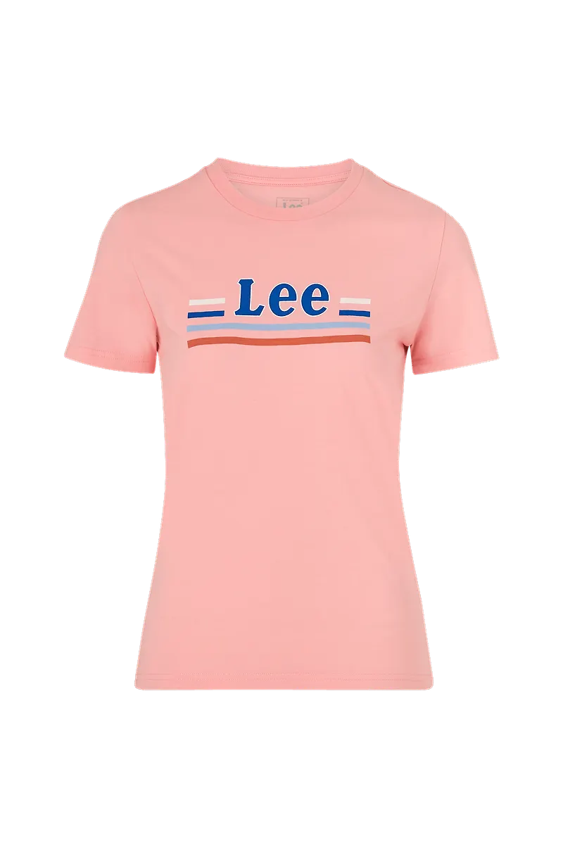 Lee - Topp Essential Slim Tee - Rosa