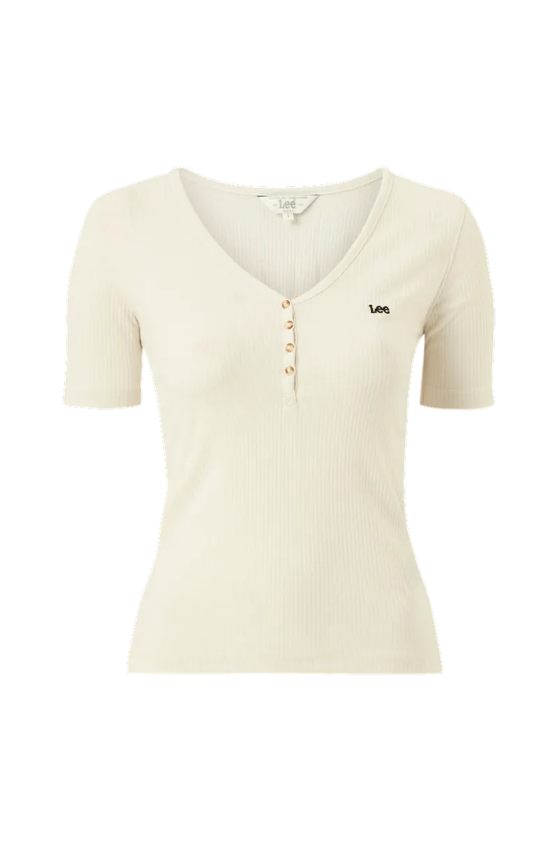 Lee - Topp SS Henley - Natur - 36