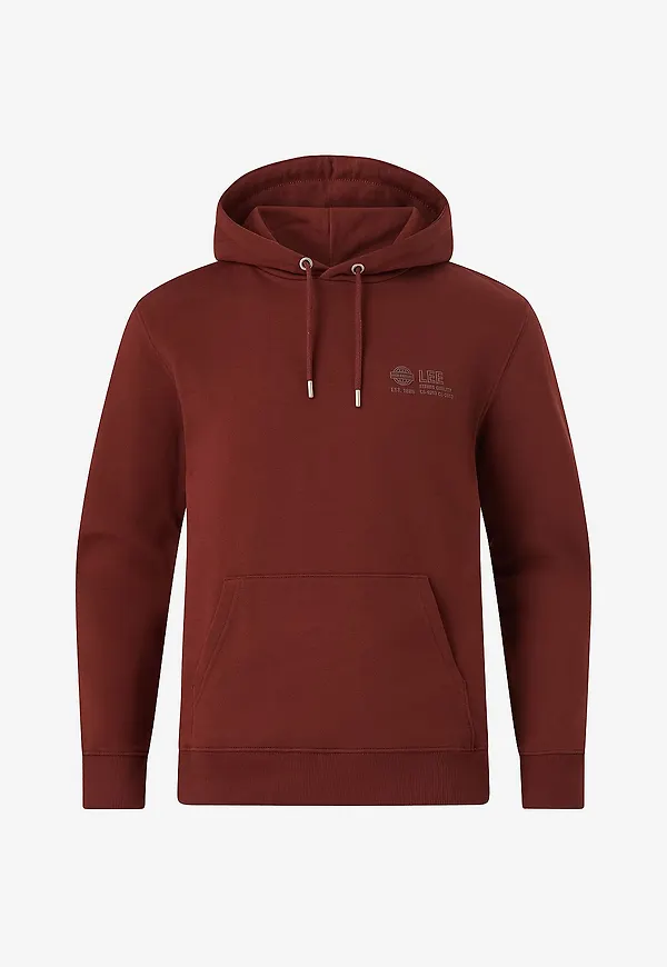 Lee - Huvtröja Seasonal Hoodie - Röd
