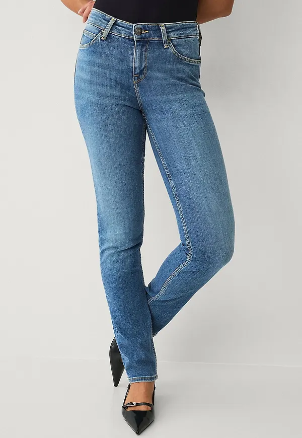 Lee - Jeans Marion Straight - Blå