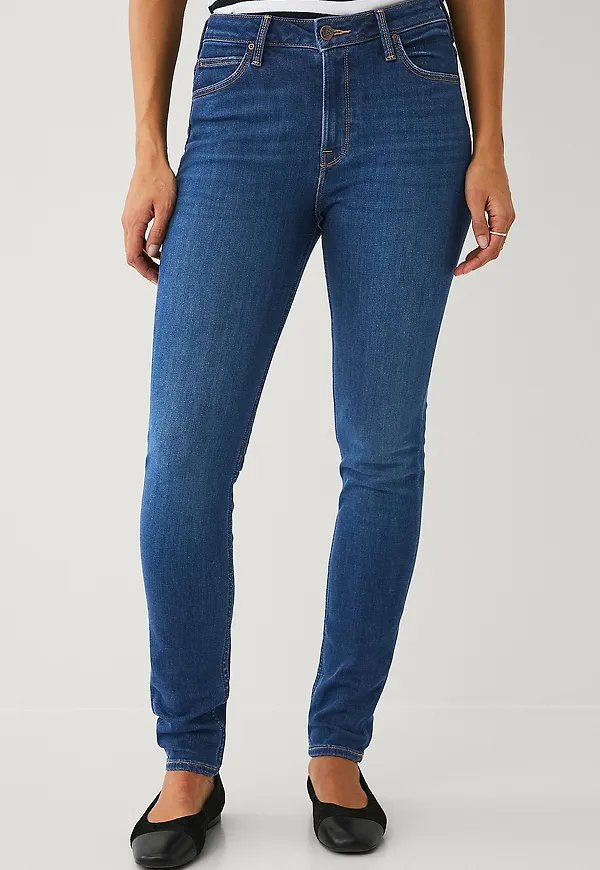 Lee - Jeans Scarlett High - Blå