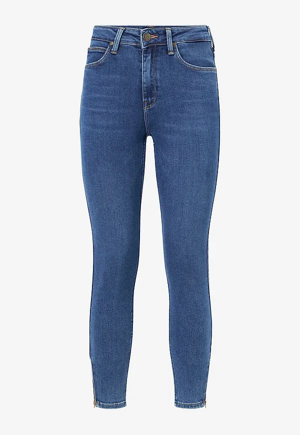 Lee - Jeans Scarlett High Zip - Blå