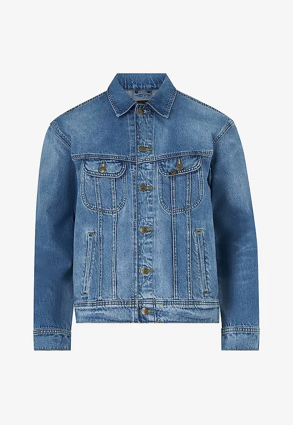 Lee - Jeansjacka Relaxed Rider Jacket - Blå