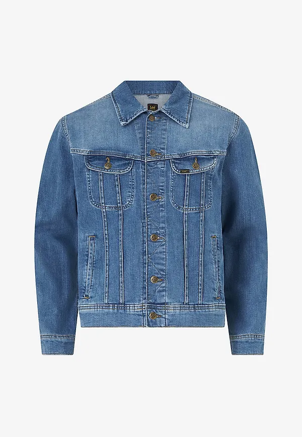Lee - Jeansjacka Rider Jacket - Blå
