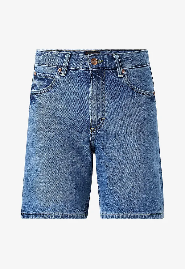 Lee - Jeansshorts Rider Bermuda - Blå