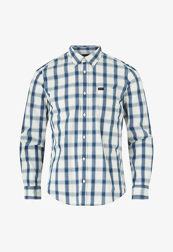 Lee - Skjorta Lee Button Down - Blå