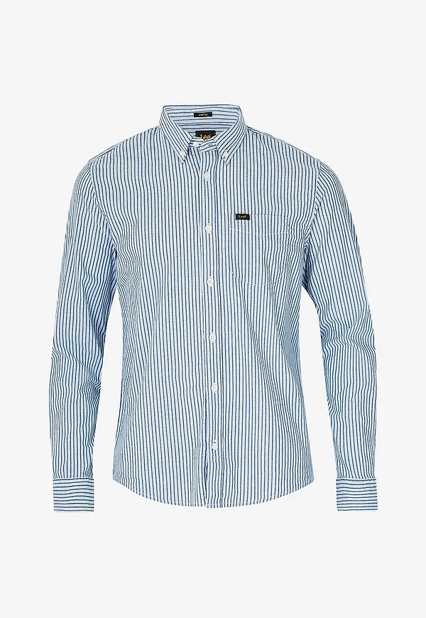 Lee - Skjorta Lee Button Down - Blå