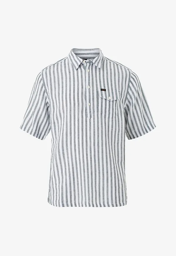 Lee - Skjorta Popover Shirt SS - Grön